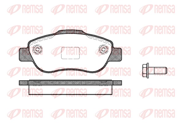 Brake Pad Set, disc brake (1100.00)