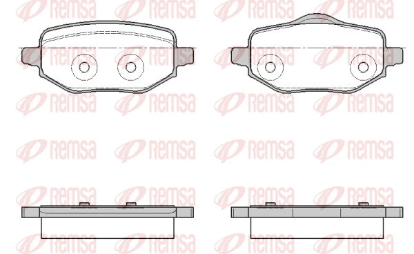 Brake Pad Set, disc brake (1952.00)