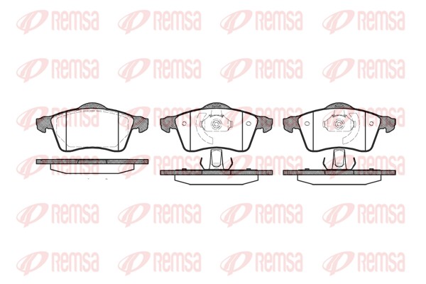Brake Pad Set, disc brake (0618.00)