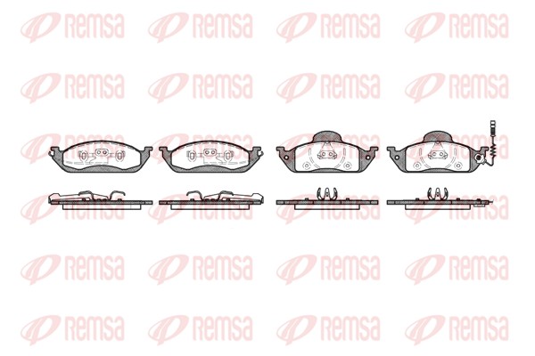 Brake Pad Set, disc brake (0697.01)