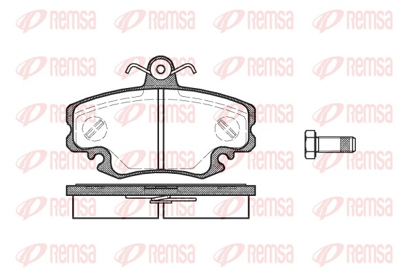 Brake Pad Set, disc brake (0141.10)
