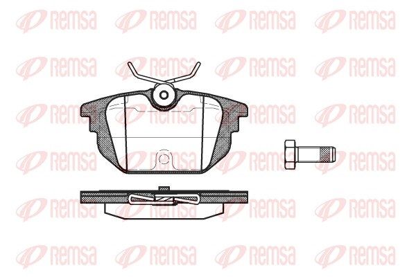 Brake Pad Set, disc brake (0692.00)