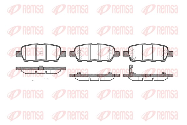 Brake Pad Set, disc brake (0876.01)