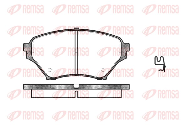 Brake Pad Set, disc brake (0850.02)