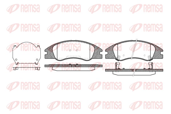 Brake Pad Set, disc brake (1134.02)