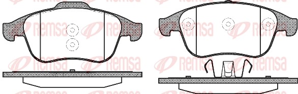 Brake Pad Set, disc brake (1350.10)