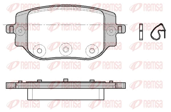 Brake Pad Set, disc brake (1965.00)