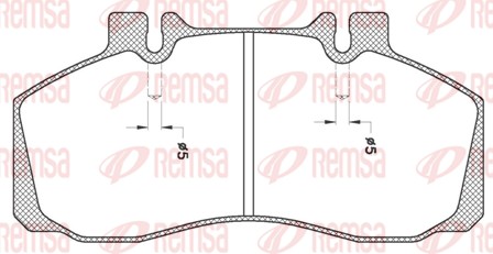 Brake Pad Set, disc brake (JCA 245.20)