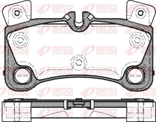 Brake Pad Set, disc brake (1346.00)