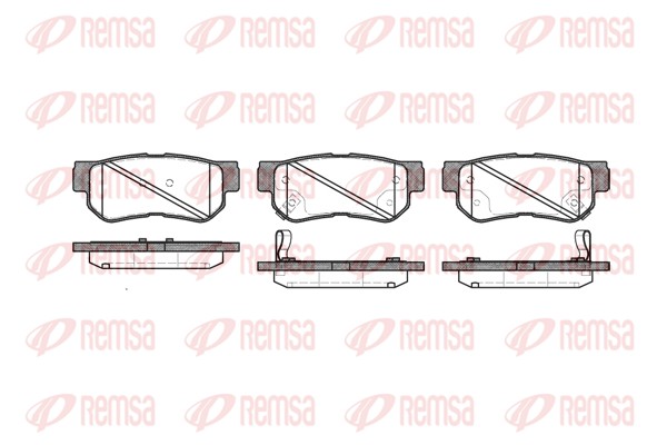Brake Pad Set, disc brake (0746.32)