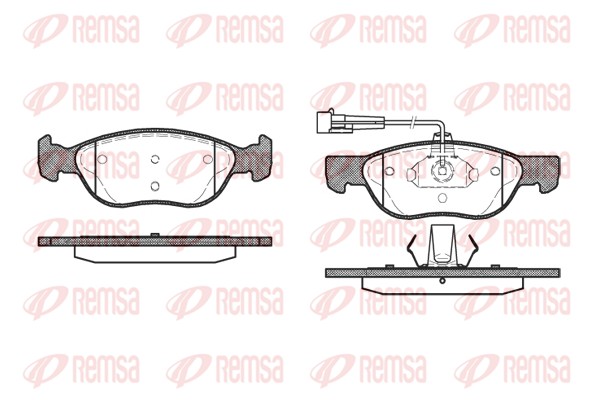Brake Pad Set, disc brake (0587.12)