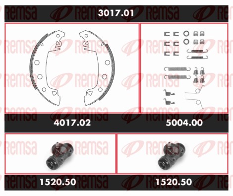 Brake Kit, drum brake (3017.01)