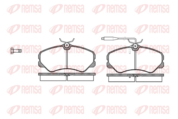 Brake Pad Set, disc brake (0261.02)