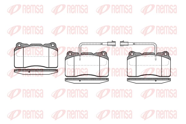 Brake Pad Set, disc brake (0666.22)