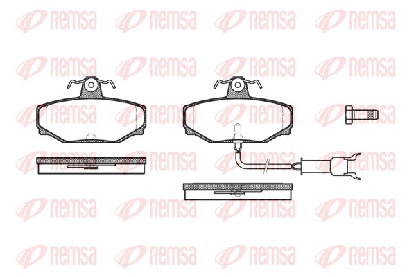 Brake Pad Set, disc brake (0304.12)
