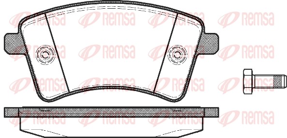Brake Pad Set, disc brake (1351.00)