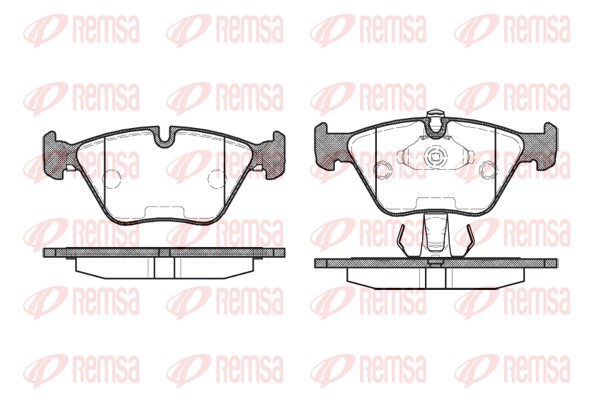 Brake Pad Set, disc brake (0270.25)