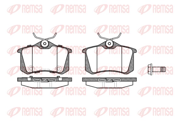Brake Pad Set, disc brake (0263.74)