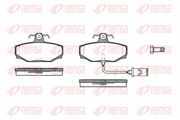 Brake Pad Set, disc brake (0304.02)