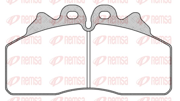 Brake Pad Set, disc brake (JCA 1399.00)