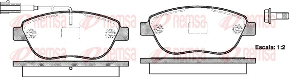 Brake Pad Set, disc brake (0859.11)