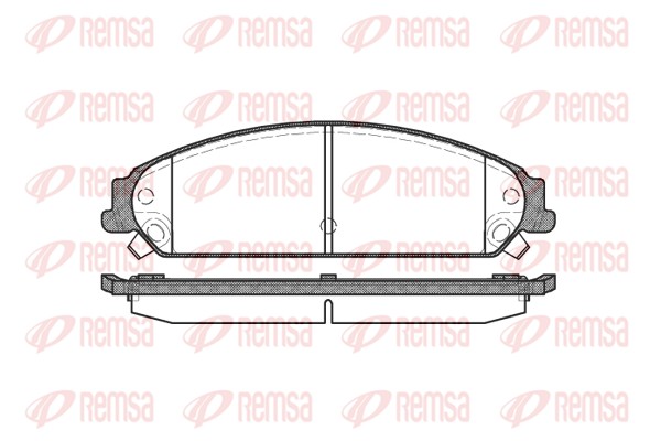 Brake Pad Set, disc brake (1128.08)