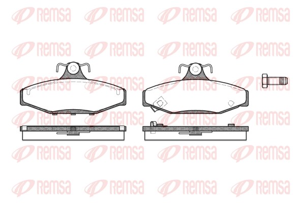 Brake Pad Set, disc brake (0335.22)