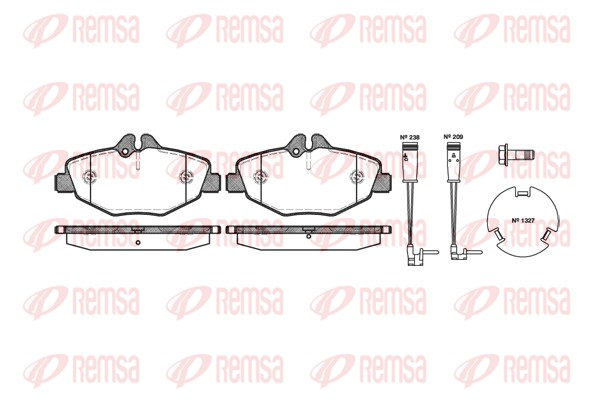 Brake Pad Set, disc brake (0990.02)