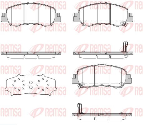 Brake Pad Set, disc brake (1881.02)