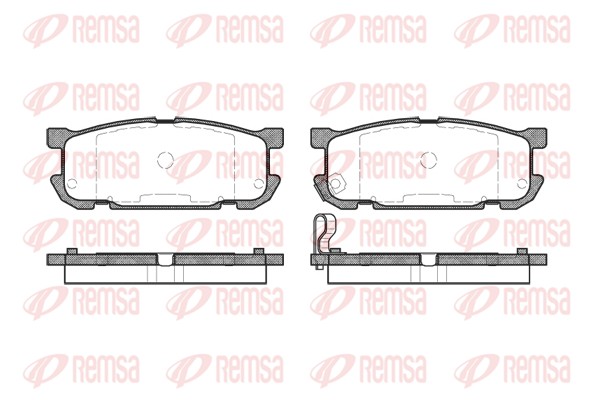 Brake Pad Set, disc brake (0853.02)