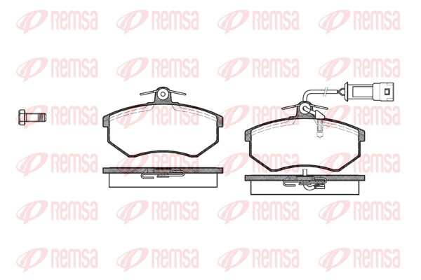 Brake Pad Set, disc brake (0134.02)