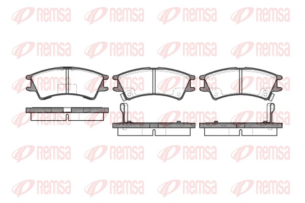 Brake Pad Set, disc brake (0675.02)