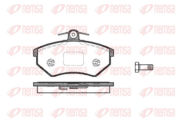 Brake Pad Set, disc brake (0134.50)