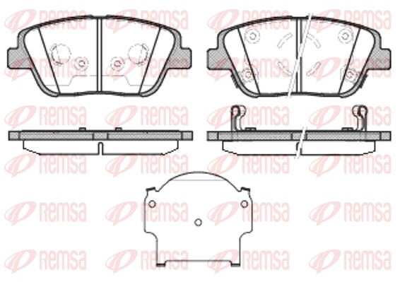 Brake Pad Set, disc brake (1423.02)