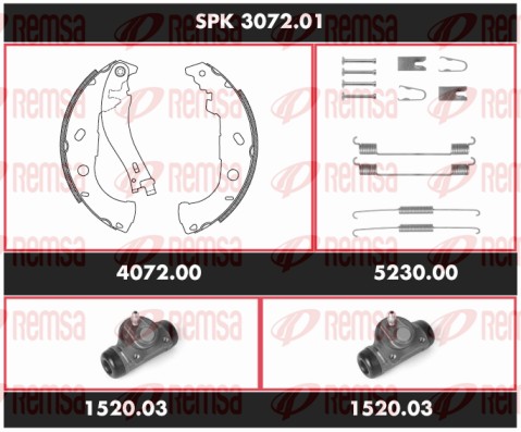 Brake Kit, drum brake (SPK 3072.01)