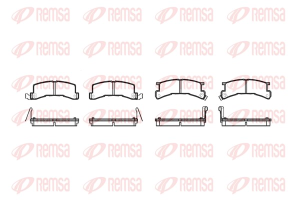 Brake Pad Set, disc brake (0196.04)