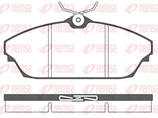 Brake Pad Set, disc brake (1504.00)