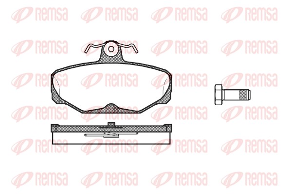 Brake Pad Set, disc brake (0205.00)