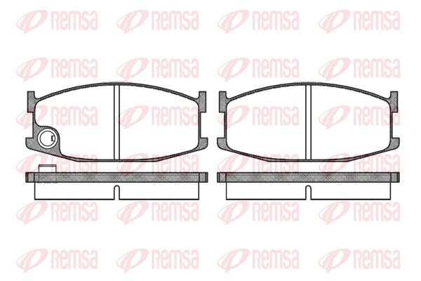 Brake Pad Set, disc brake (0108.10)