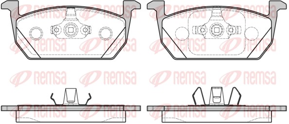 Brake Pad Set, disc brake (1710.00)