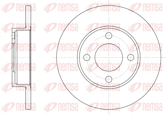 Brake Disc (6181.00)