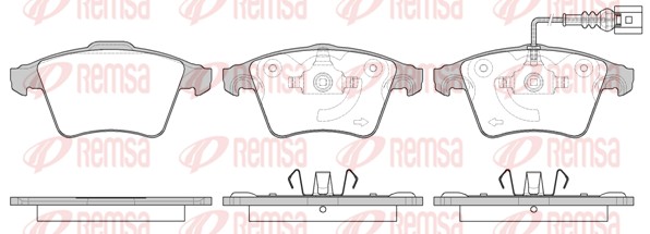 Brake Pad Set, disc brake (1045.11)