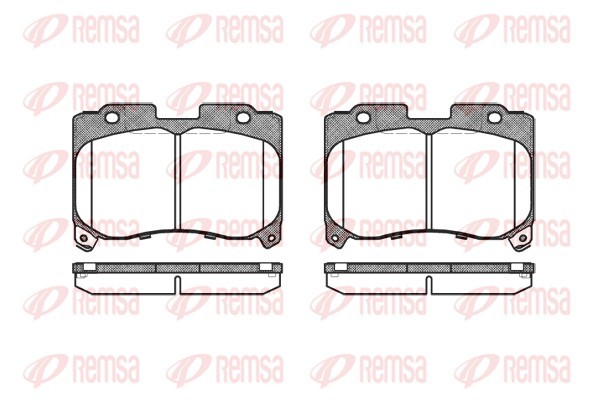 Brake Pad Set, disc brake (0474.04)
