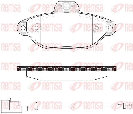 Brake Pad Set, disc brake (0414.22)