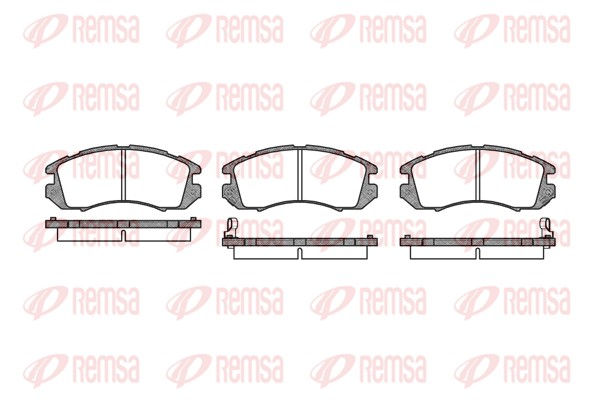 Brake Pad Set, disc brake (0191.12)
