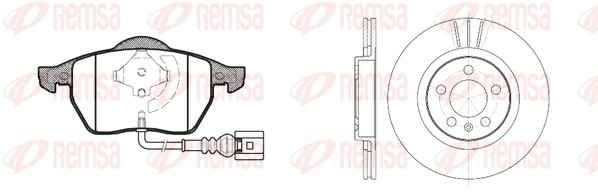 Brake Kit, disc brake (8390.06)