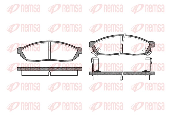 Brake Pad Set, disc brake (0111.02)