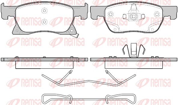 Brake Pad Set, disc brake (1681.02)