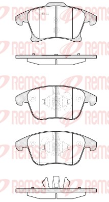 Brake Pad Set, disc brake (1249.20)