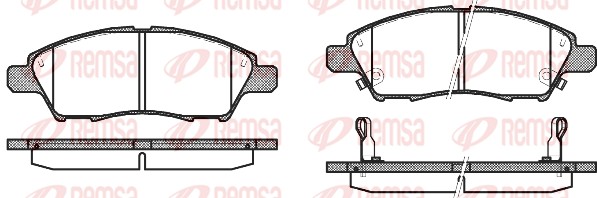 Brake Pad Set, disc brake (1210.02)